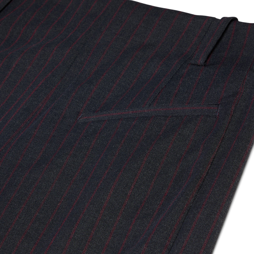GANNI Stretch Stripe Tailoring Capri Pants (Phantom)