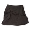 GANNI Duchesse Nylon Mini Skirt (Black)