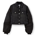 GANNI Rigid Denim Jacket (Black Washed)