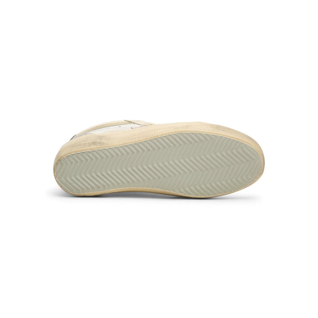 Golden Goose Mid Star Leather Upper And Heel (White/Ivory/Light Lilac/Light Grey/Gold/Black)