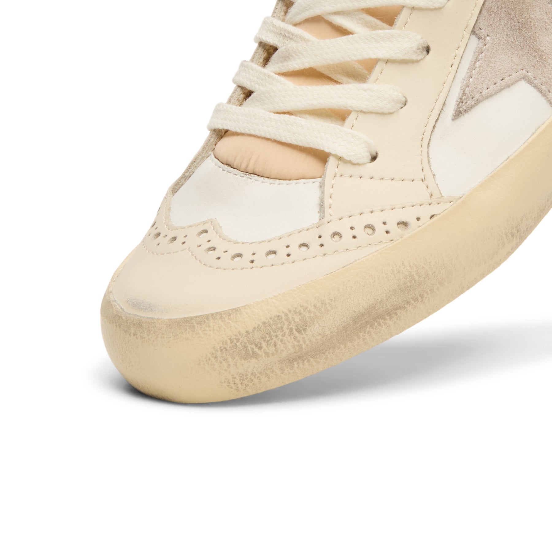 Golden Goose Mid Star Leather Upper And Heel (White/Ivory/Light Lilac/Light Grey/Gold/Black)