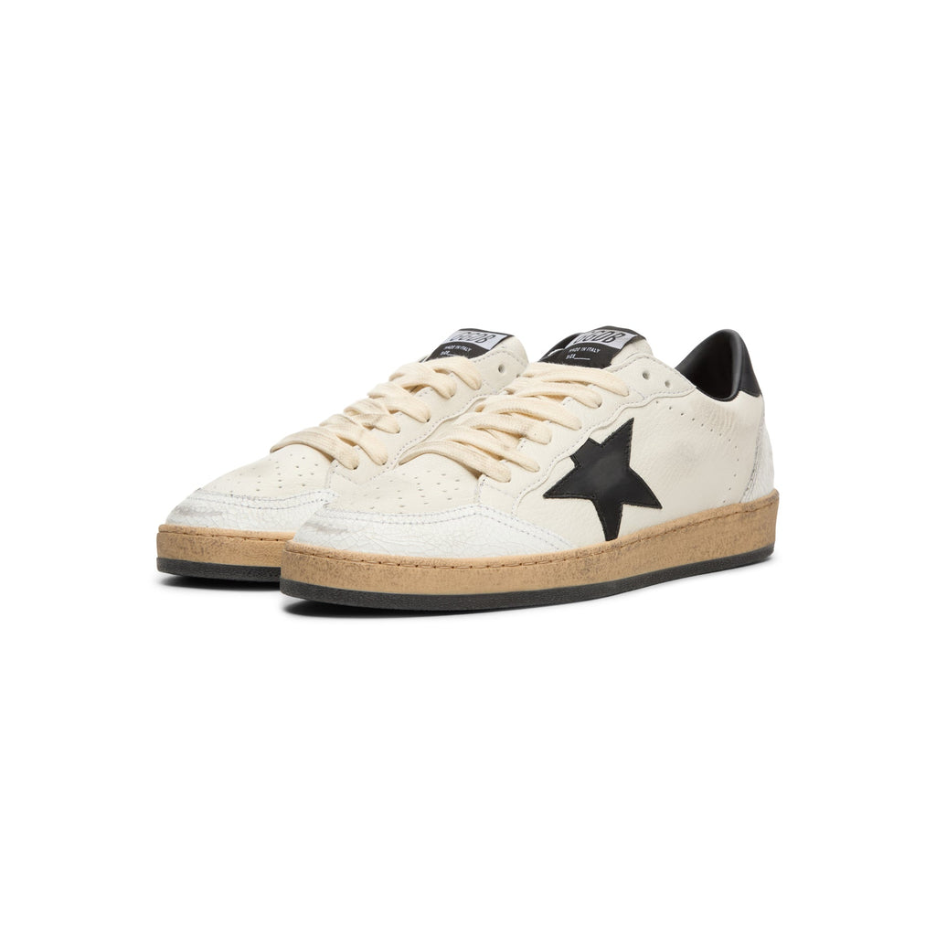 Golden Goose Ballstar Nappa Upper Leather Star And (White/Black)