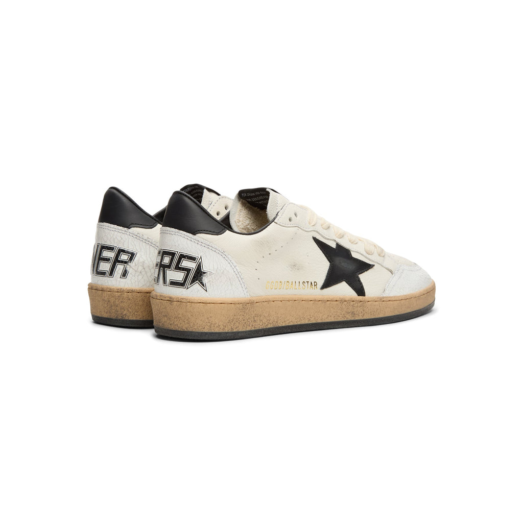 Golden Goose Ballstar Nappa Upper Leather Star And (White/Black)