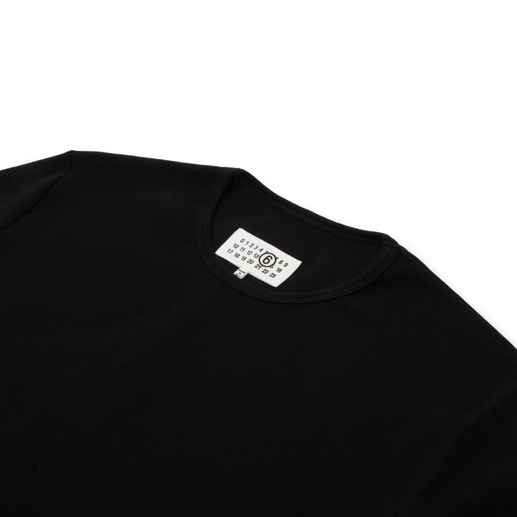 MM6 Maison Margiela Long-sleeved Top (Black)
