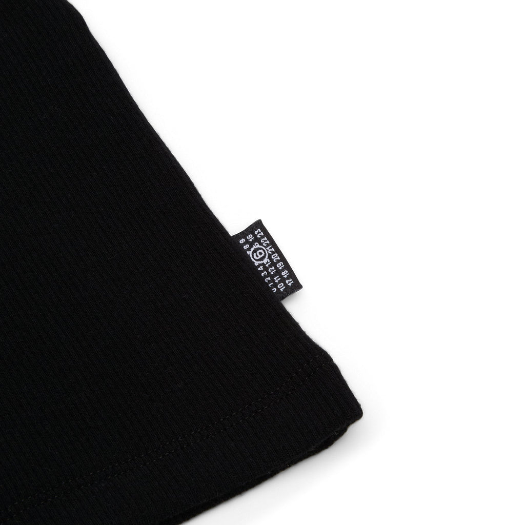 MM6 Maison Margiela Long-sleeved Top (Black)