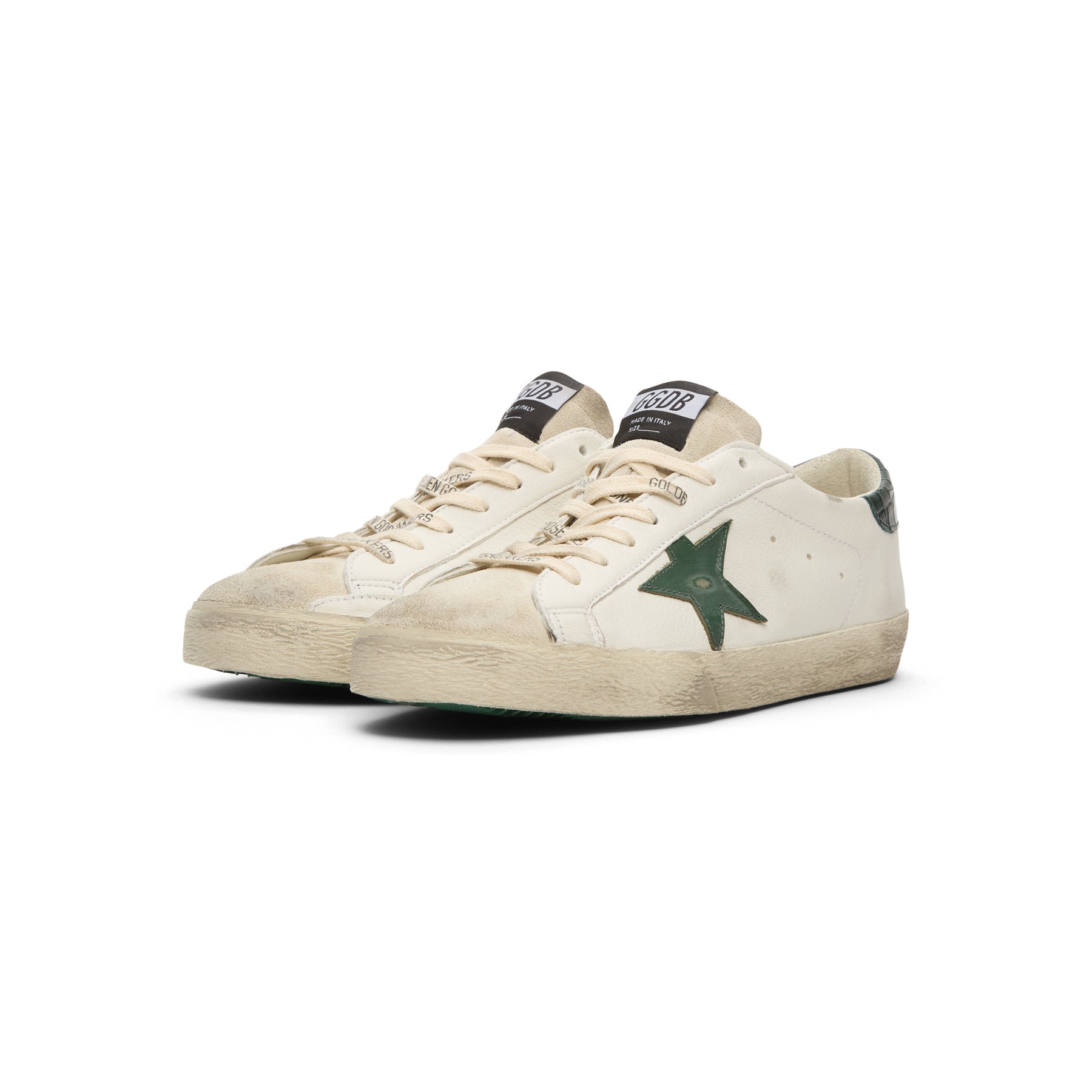 Golden Goose Super Star (White/Green)