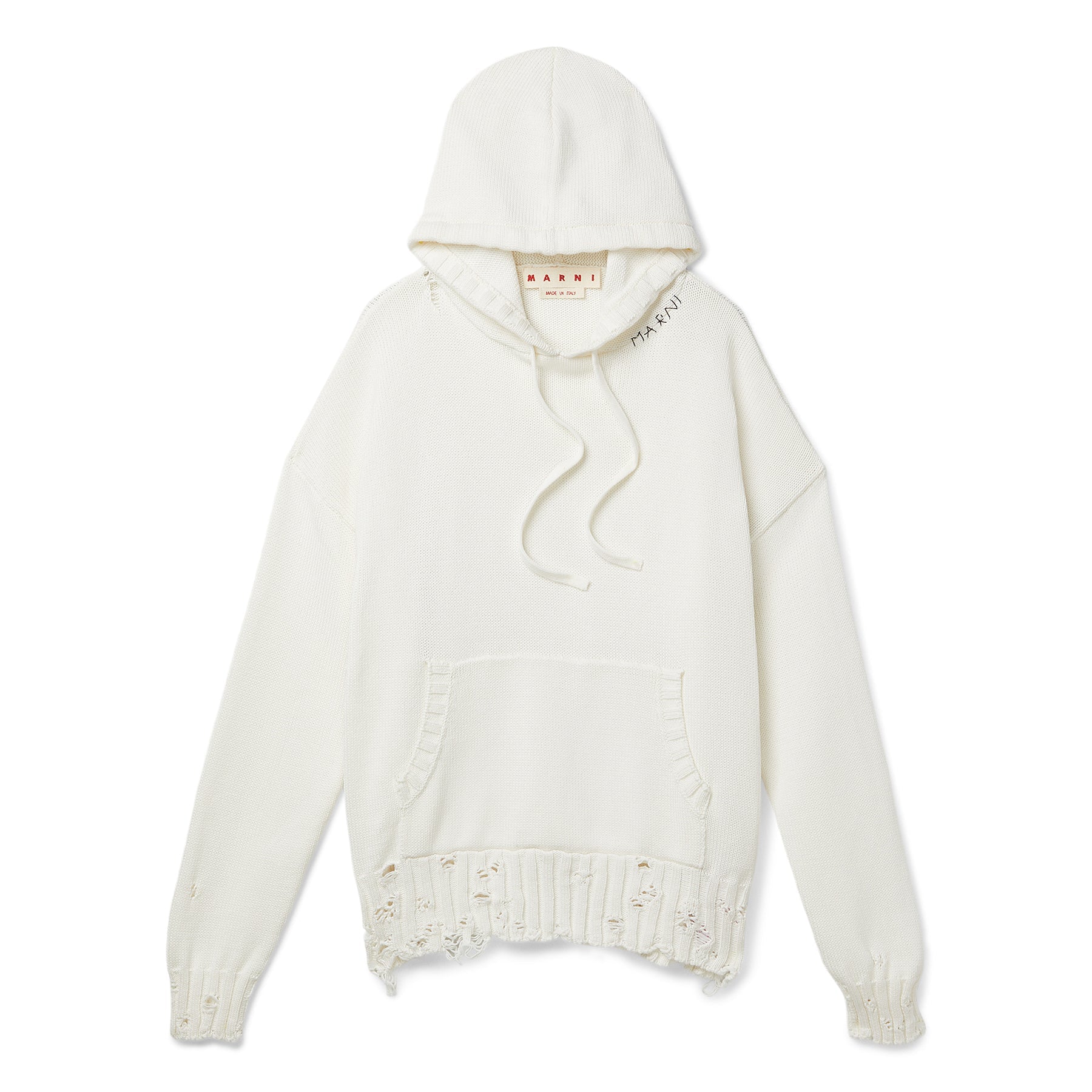 MARNI Roundneck Hoodie (Lily White)