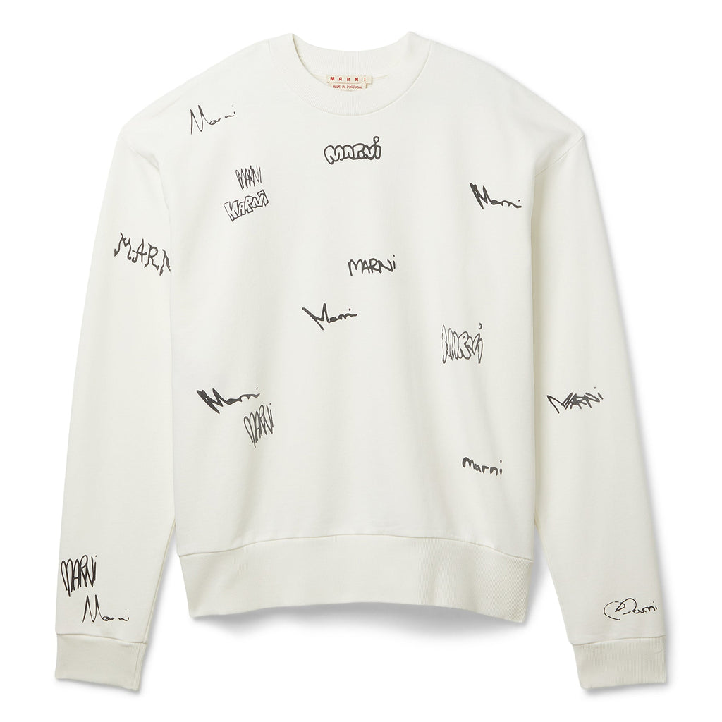 MARNI Logo Sweatshirt (Natural White)