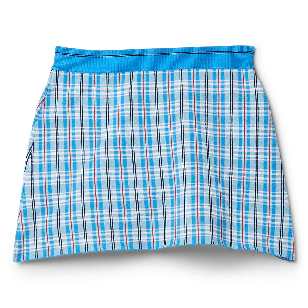MARNI Plaid Mini Skirt (Blue)