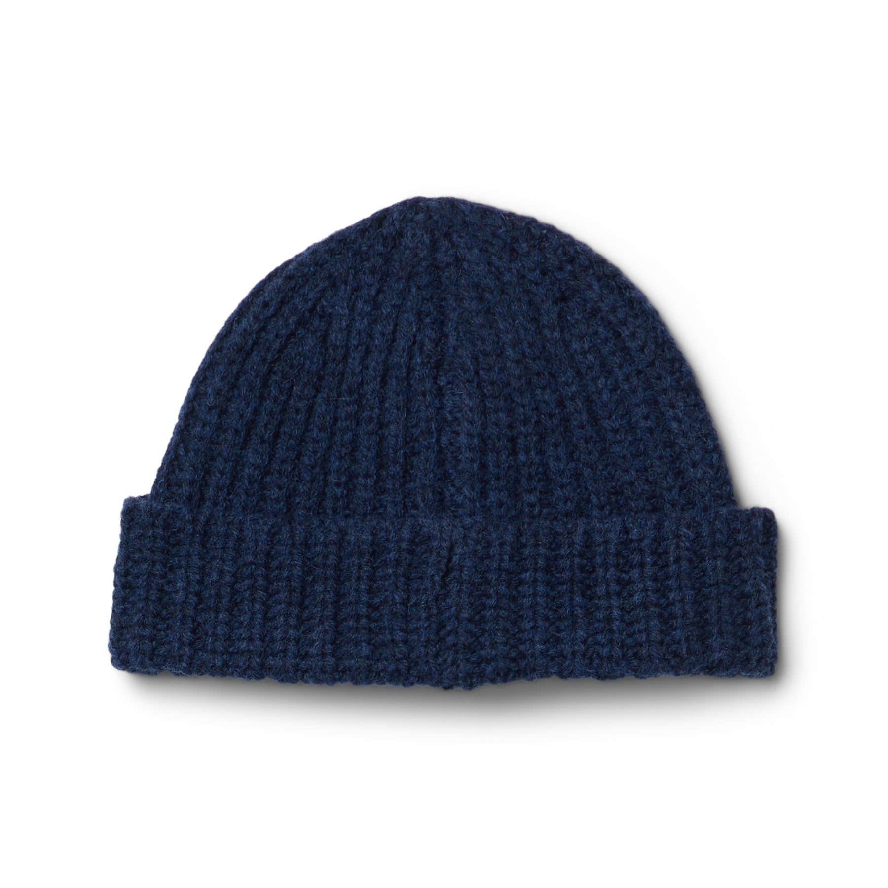 MARNI Hand-Stitched Logo Ribbed Beanie (Cornflower)