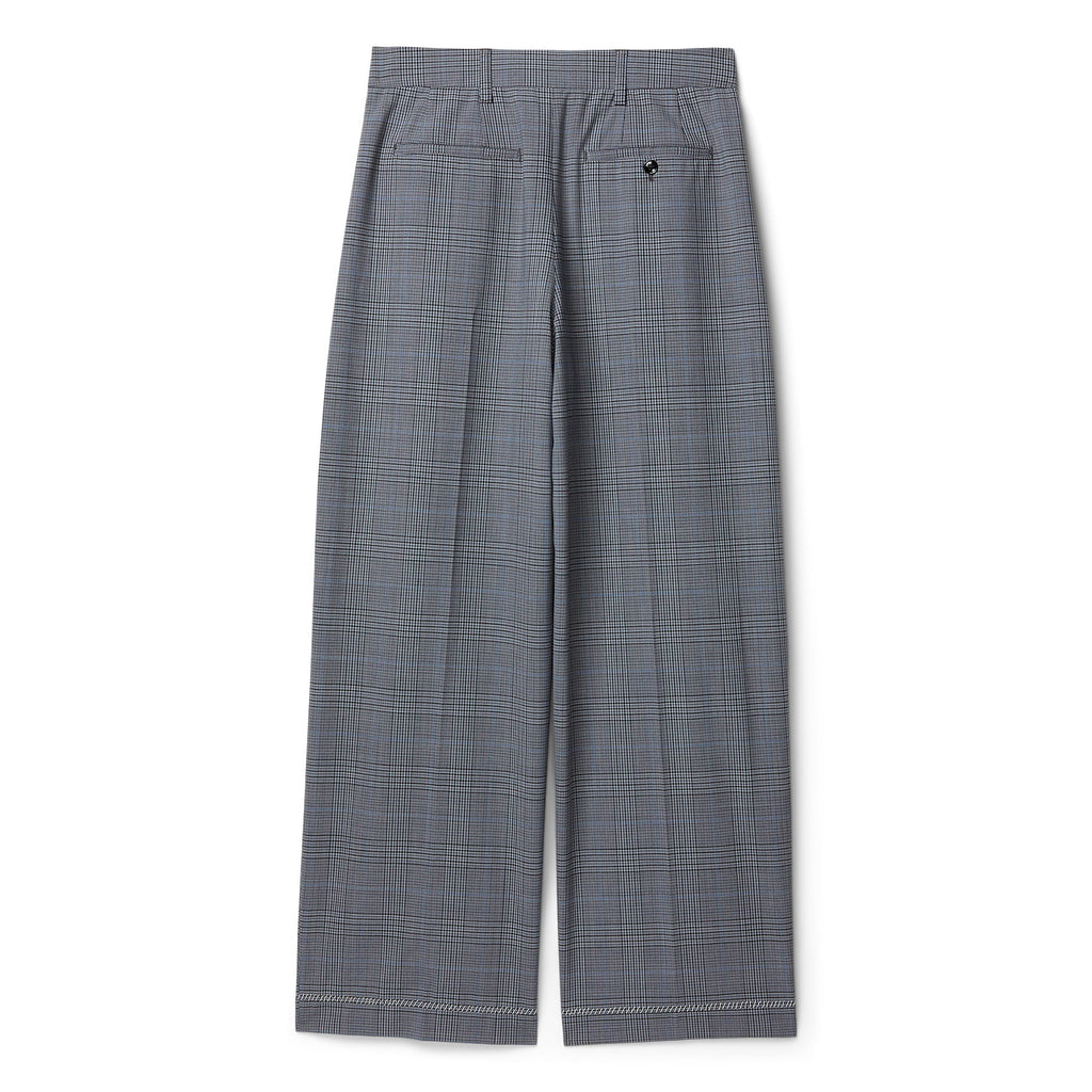 MARNI Prince of Wales Wool Check Trousers (Truffle)