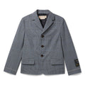 MARNI Prince of Wales Wool Check Cropped Jacket (Truffle)