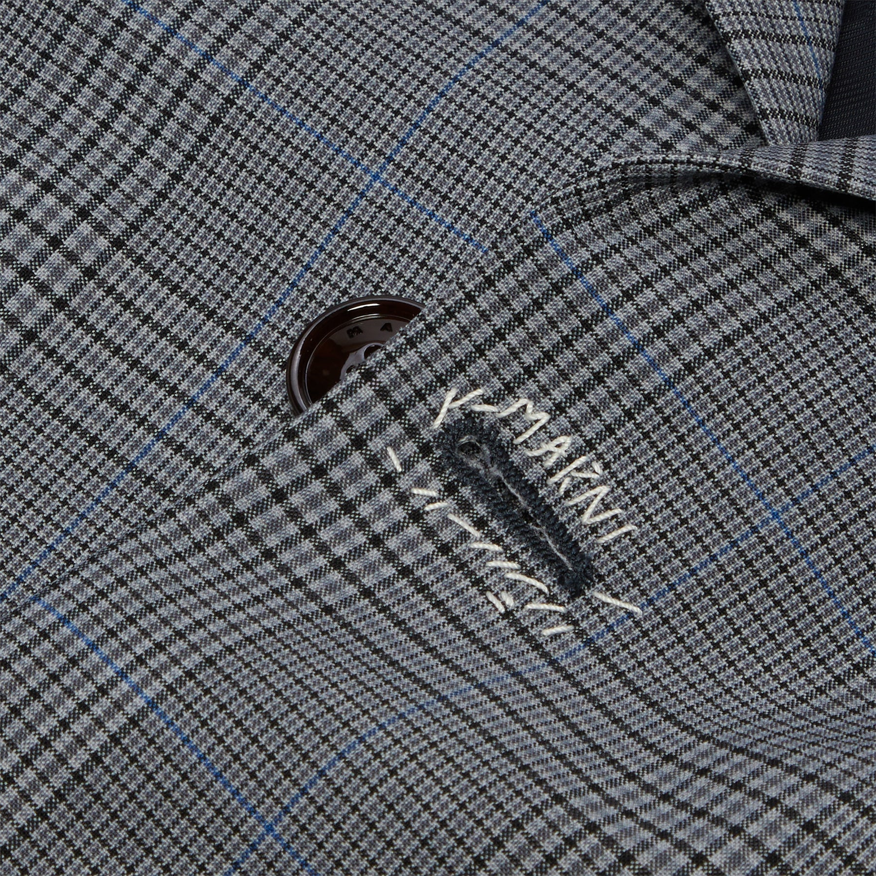 MARNI Prince of Wales Wool Check Cropped Jacket (Truffle)