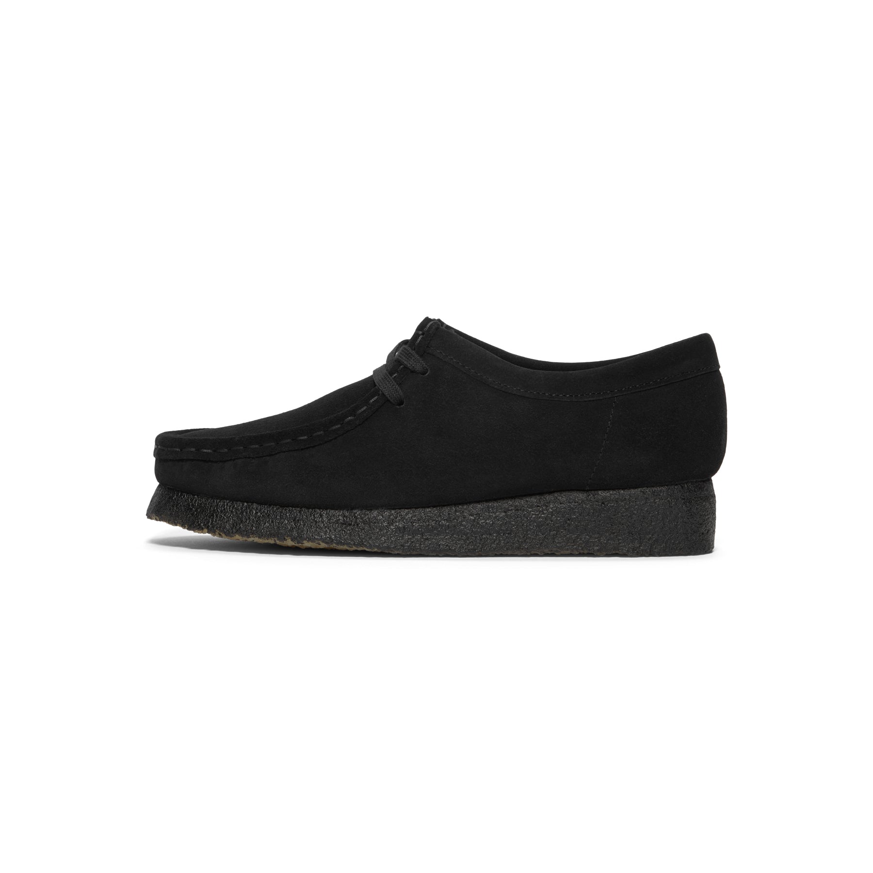 Clarks Womens Wallabee (Black Suede)