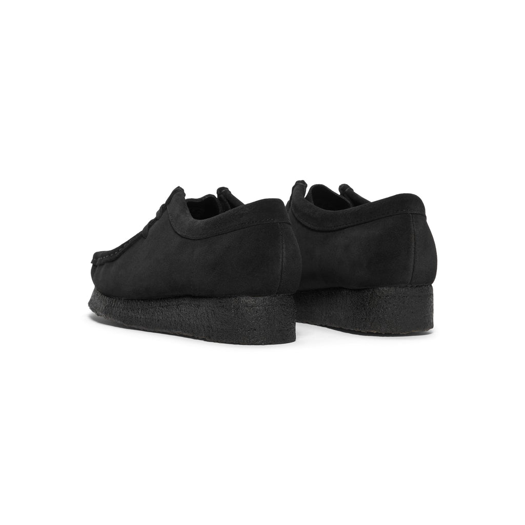 Clarks Womens Wallabee (Black Suede)