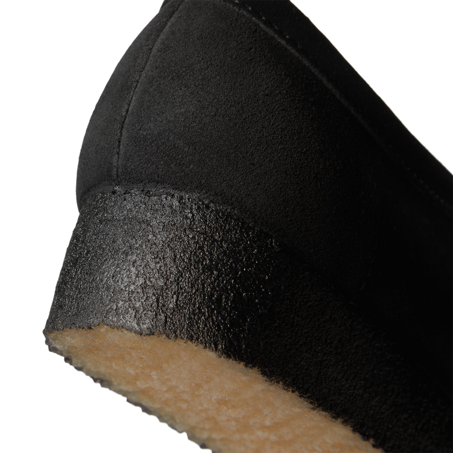 Clarks Womens Wallabee (Black Suede)