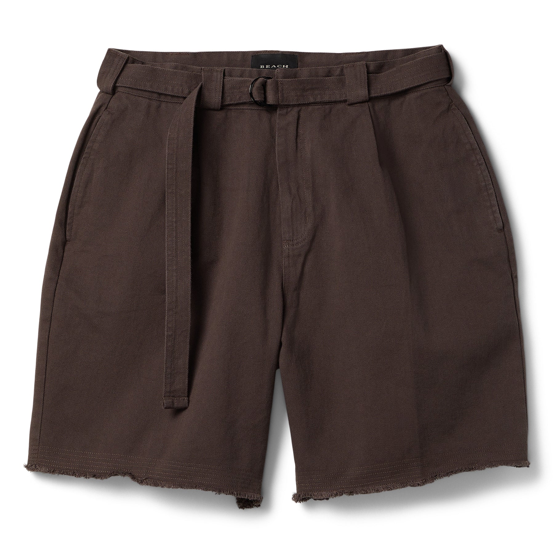 Beach Brains Pleated Suit Short (Dark grey)