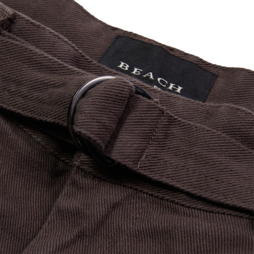 Beach Brains Pleated Suit Short (Dark grey)