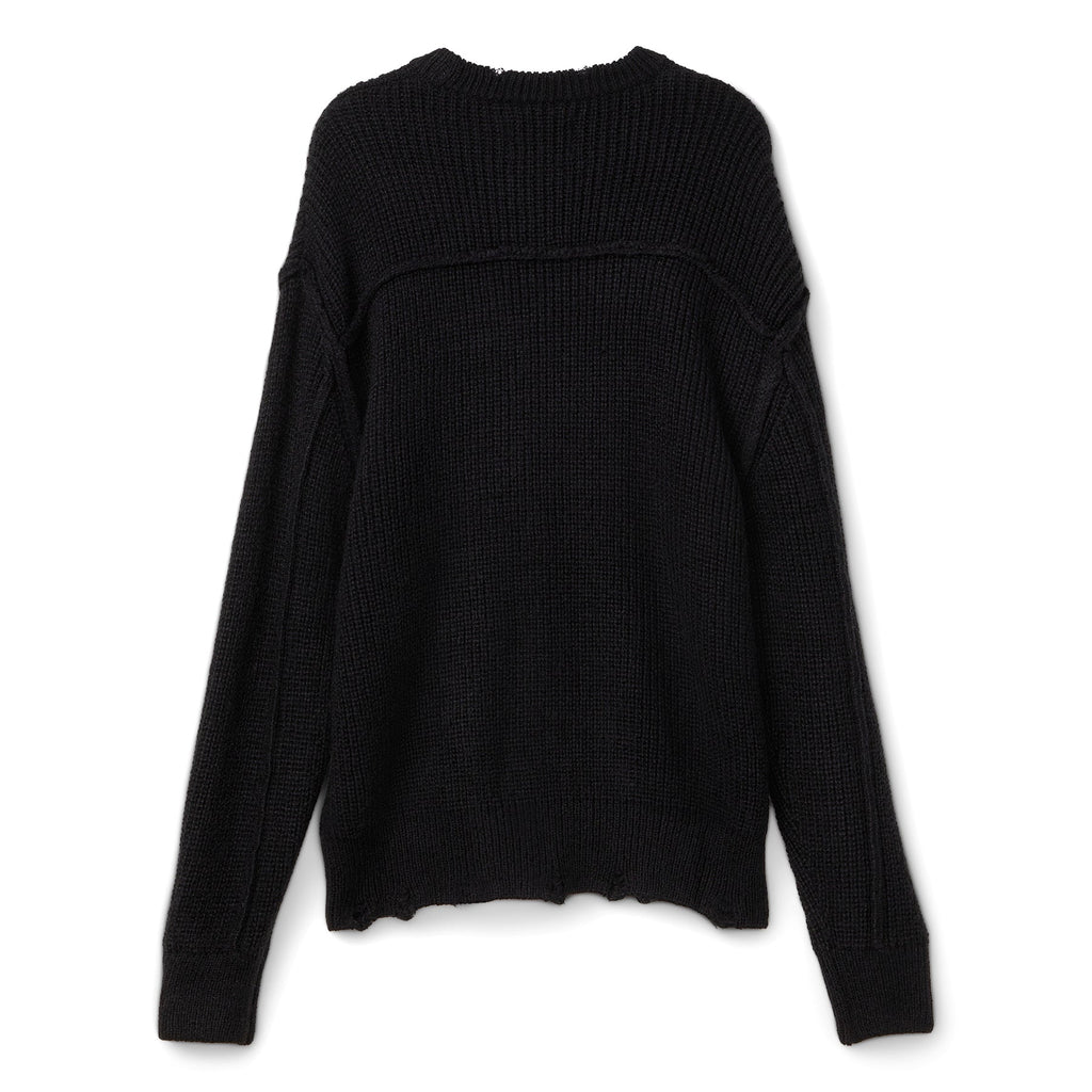 Beach Brains Session Knit Sweater (Black)