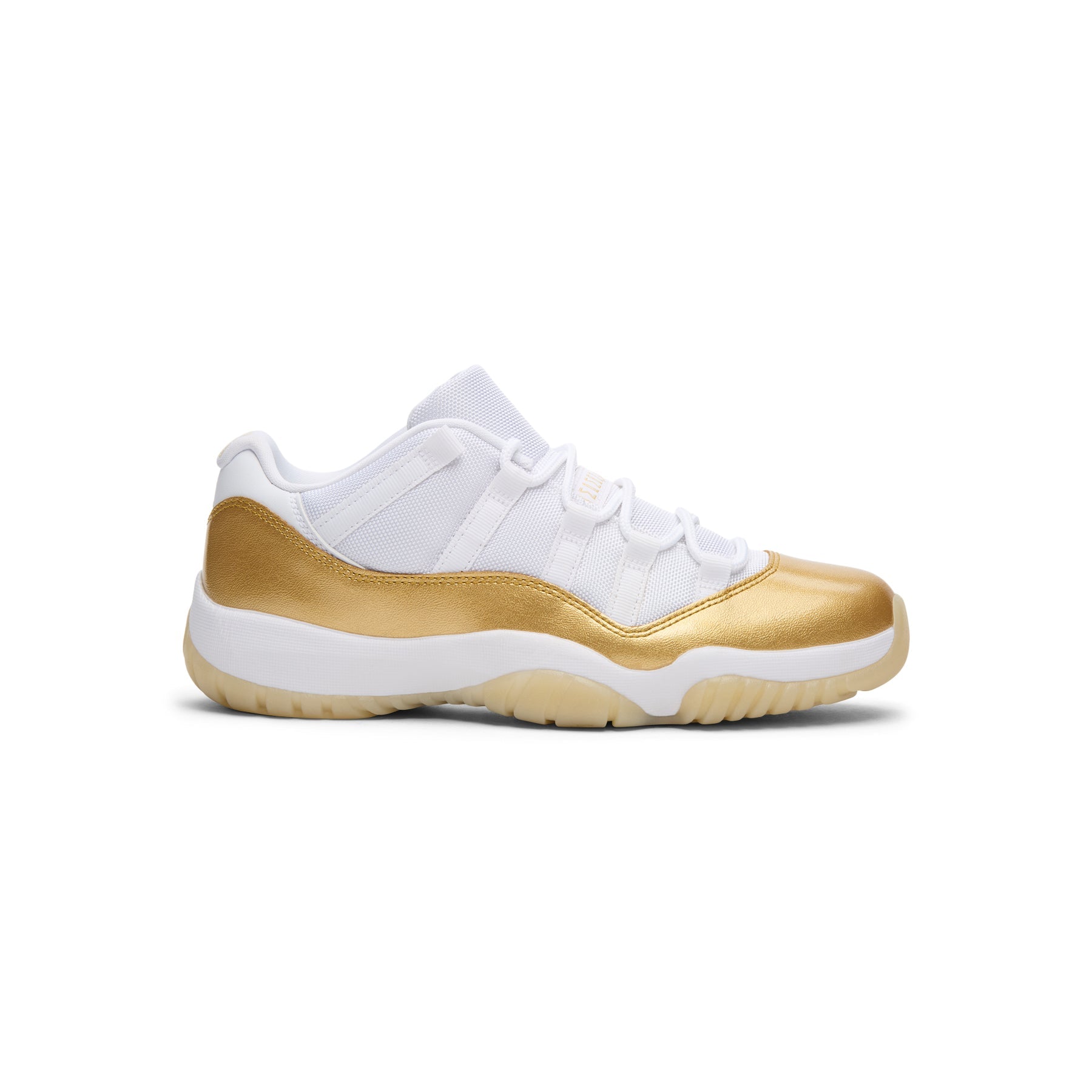 Air Jordan 11 Retro Low "Mother's Day" (White/Metallic Gold-Team Gold)