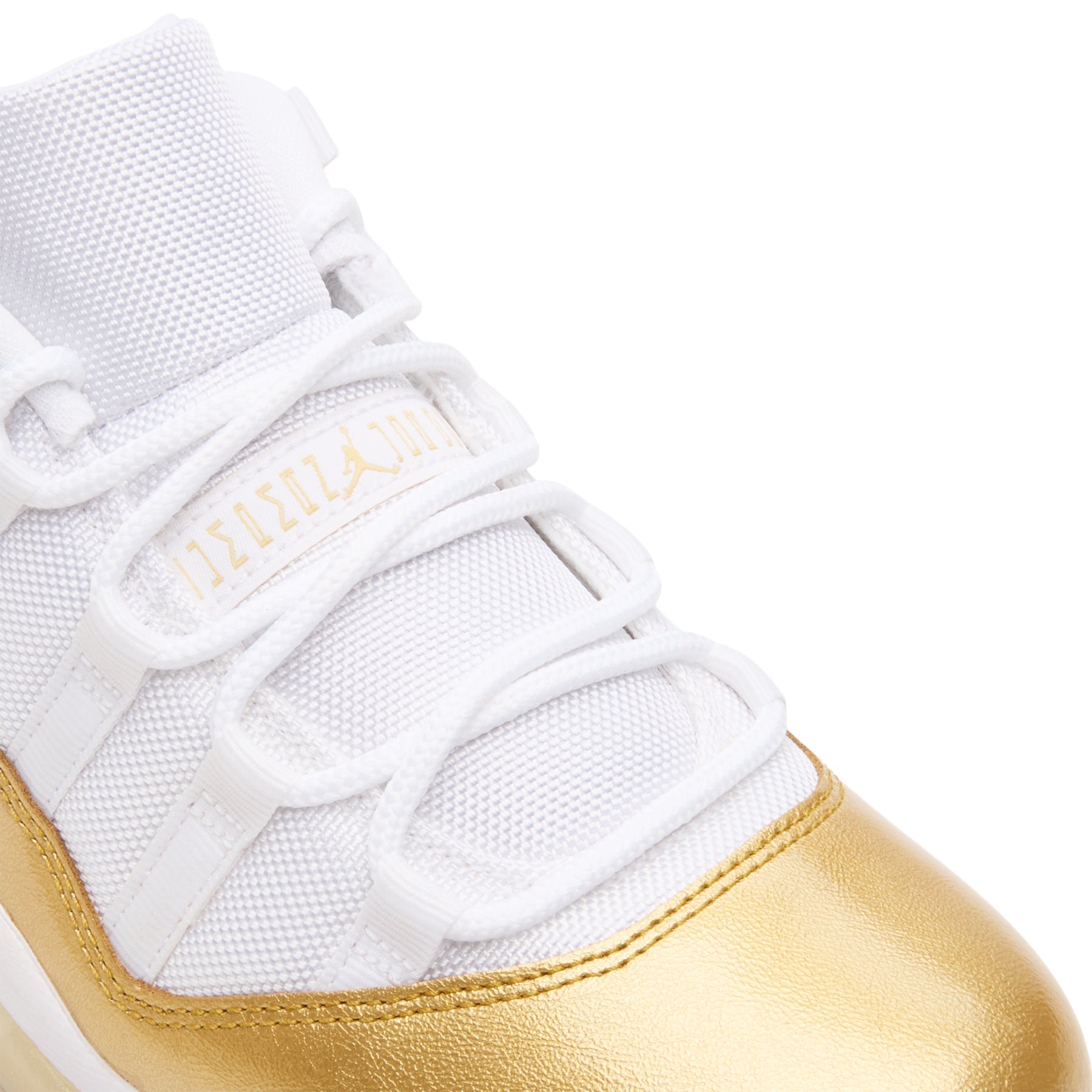 Air Jordan 11 Retro Low "Mother's Day" (White/Metallic Gold-Team Gold)
