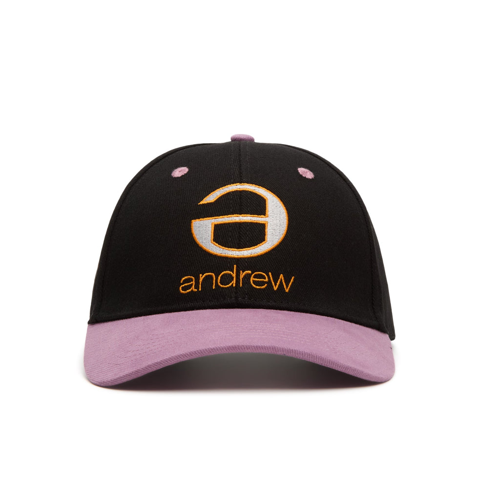 Andrew Lowercase 6 Panel Dad Hat (Black)