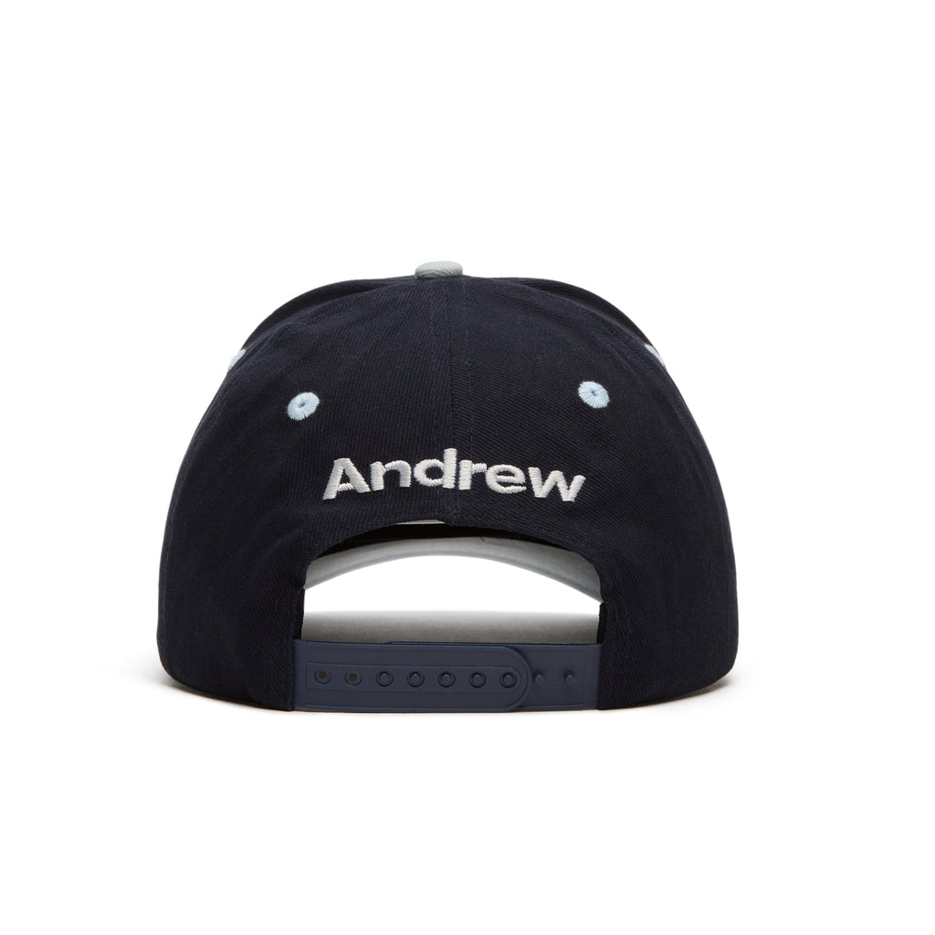 Andrew Lowercase 6 Panel Dad Hat (Blue)
