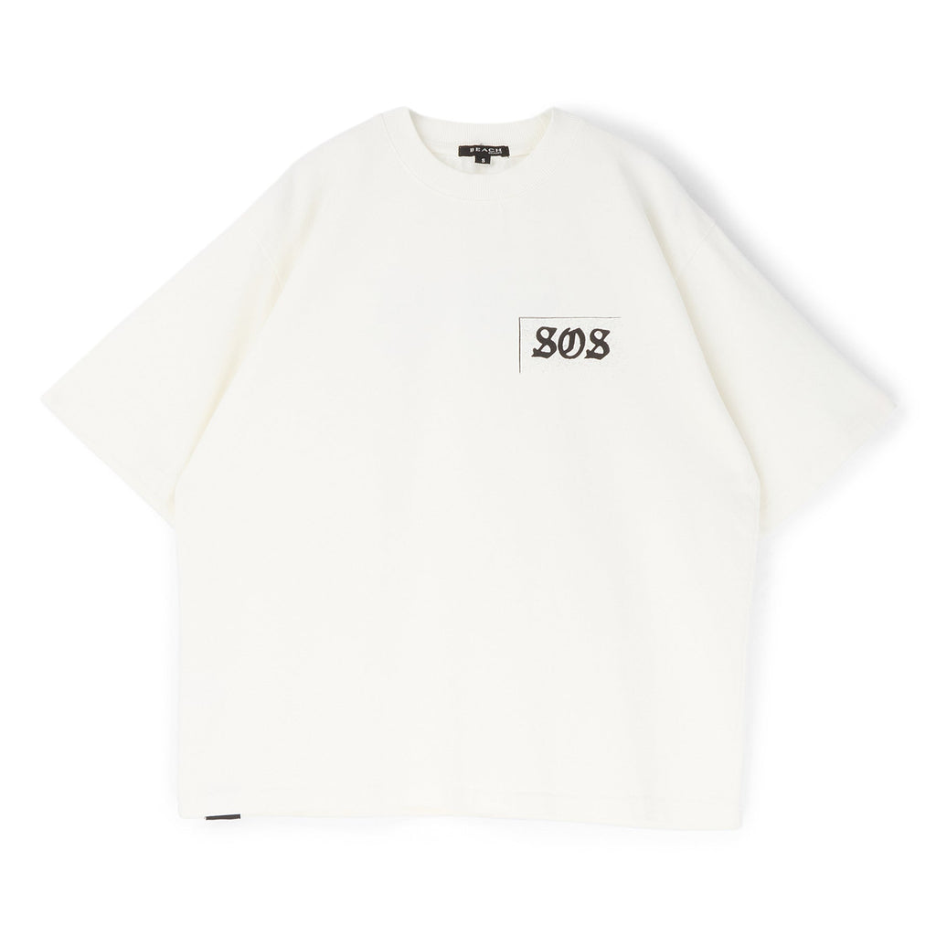Beach Brains SOS Tee (Crisp white)