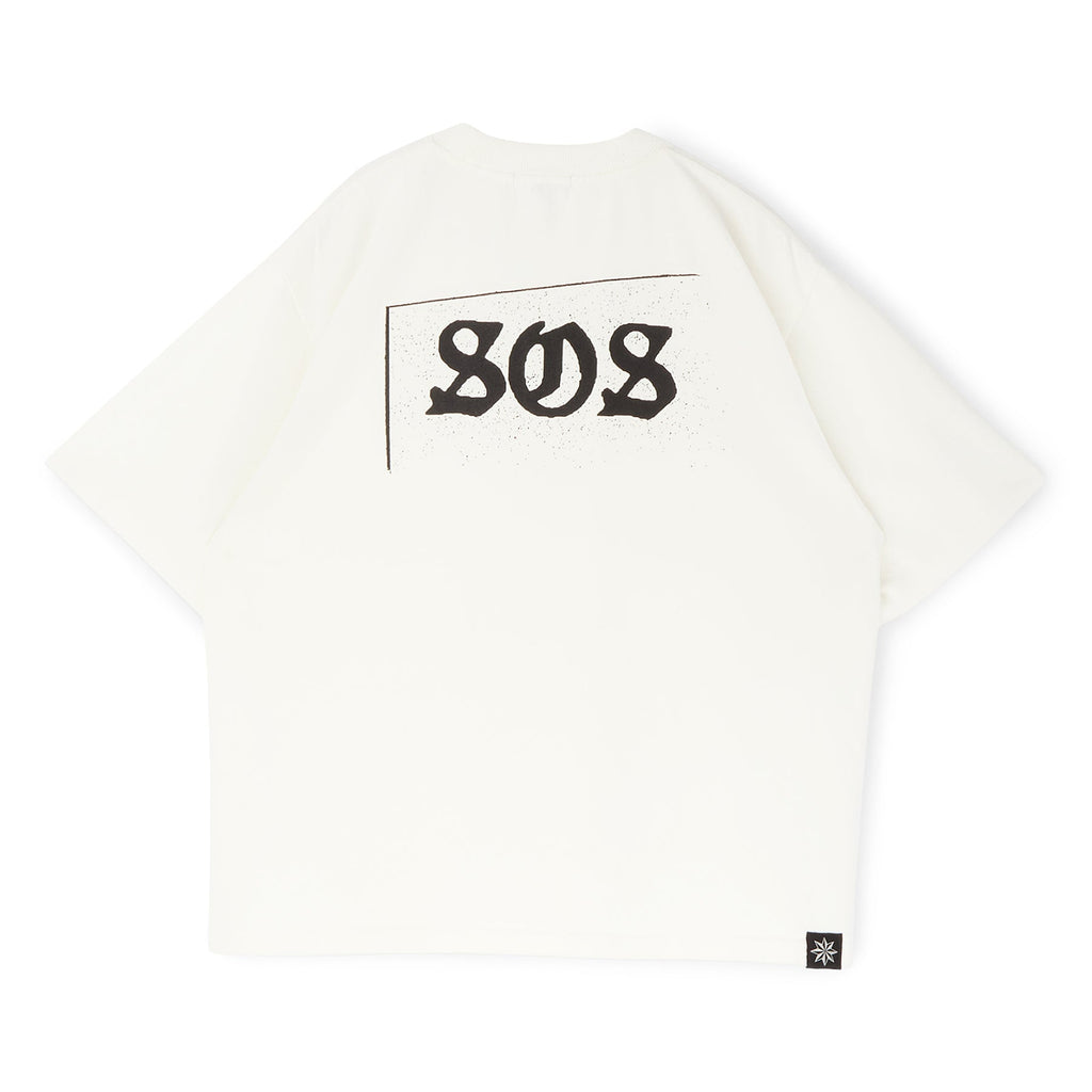 Beach Brains SOS Tee (Crisp white)