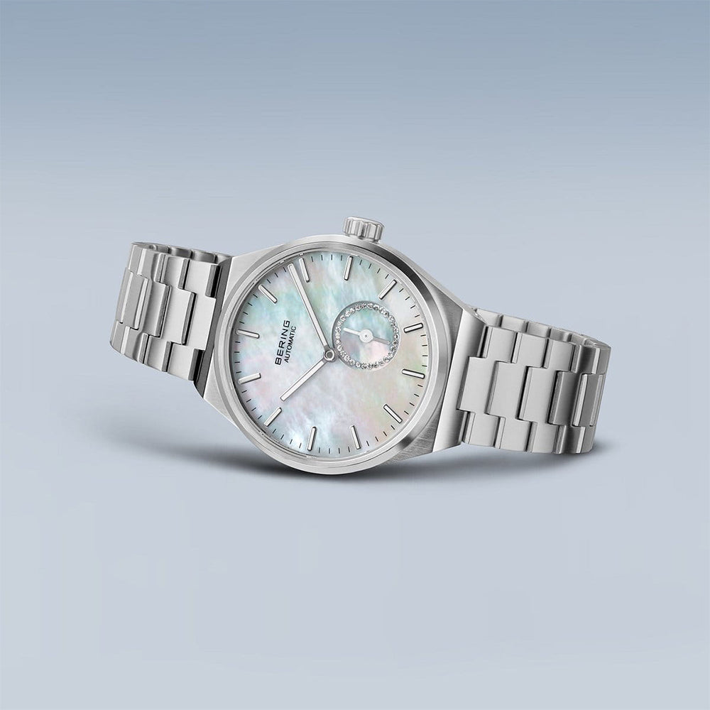 Bering Automatic | silber gebürstet | 19435-704