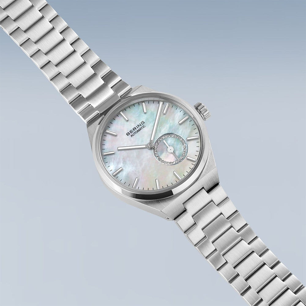 Bering Automatic | silber gebürstet | 19435-704