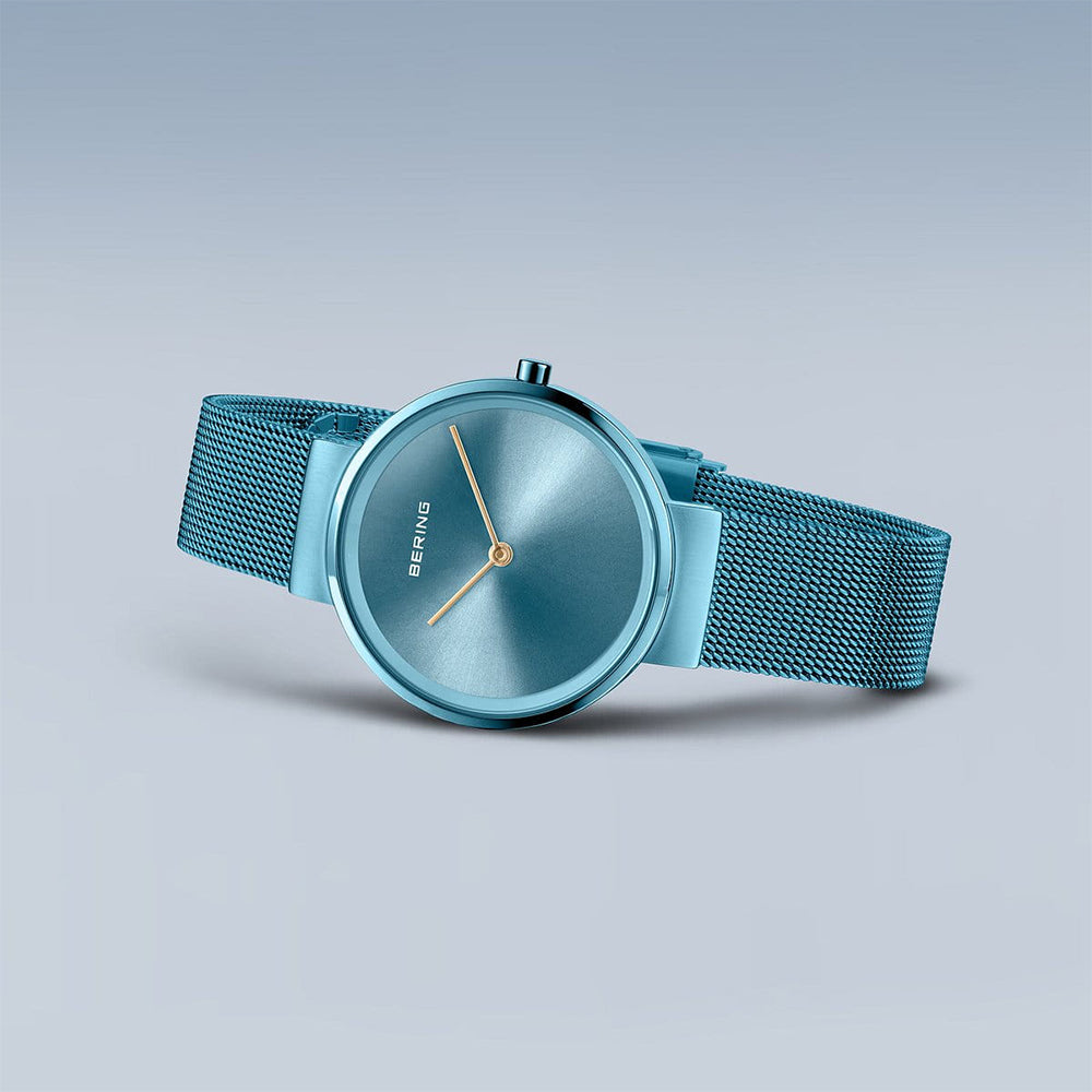 Bering Classic | blau poliert/gebürstet | 14531-388