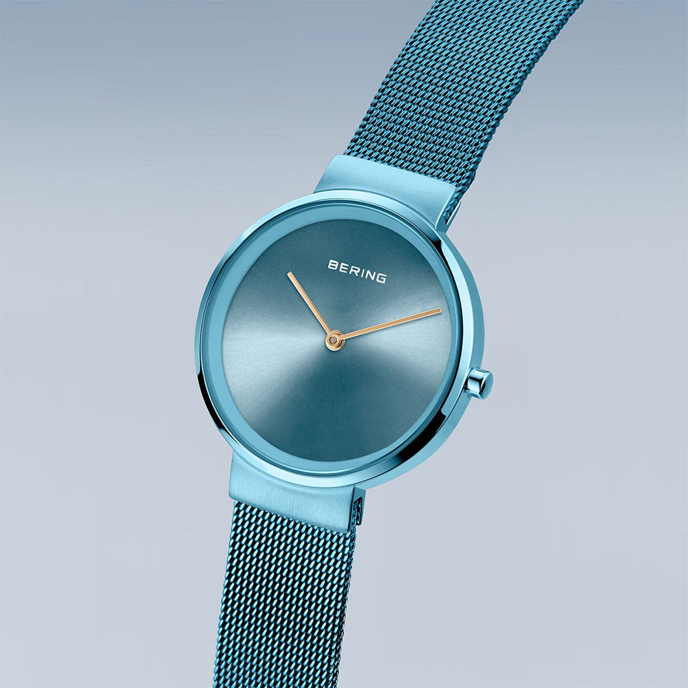 Bering Classic | blau poliert/gebürstet | 14531-388