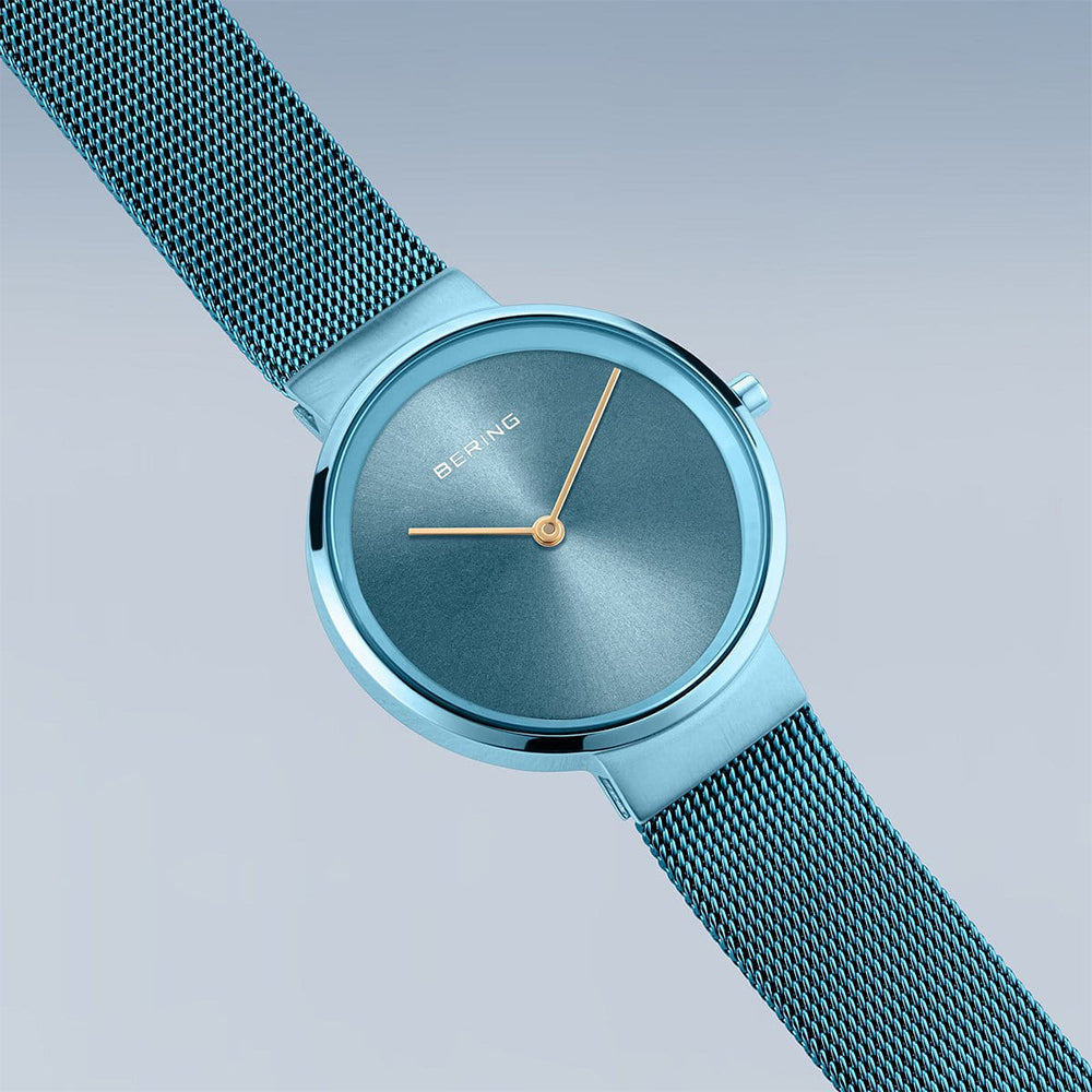 Bering Classic | blau poliert/gebürstet | 14531-388