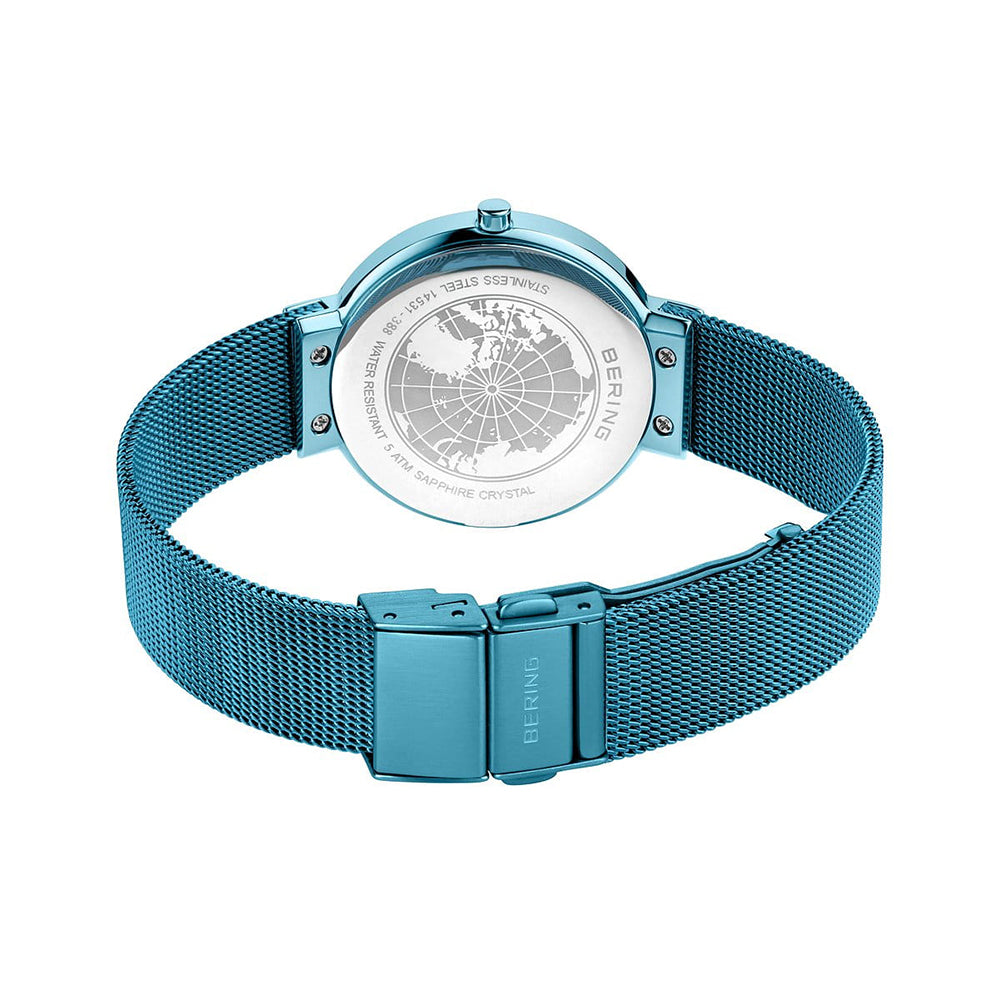 Bering Classic | blau poliert/gebürstet | 14531-388