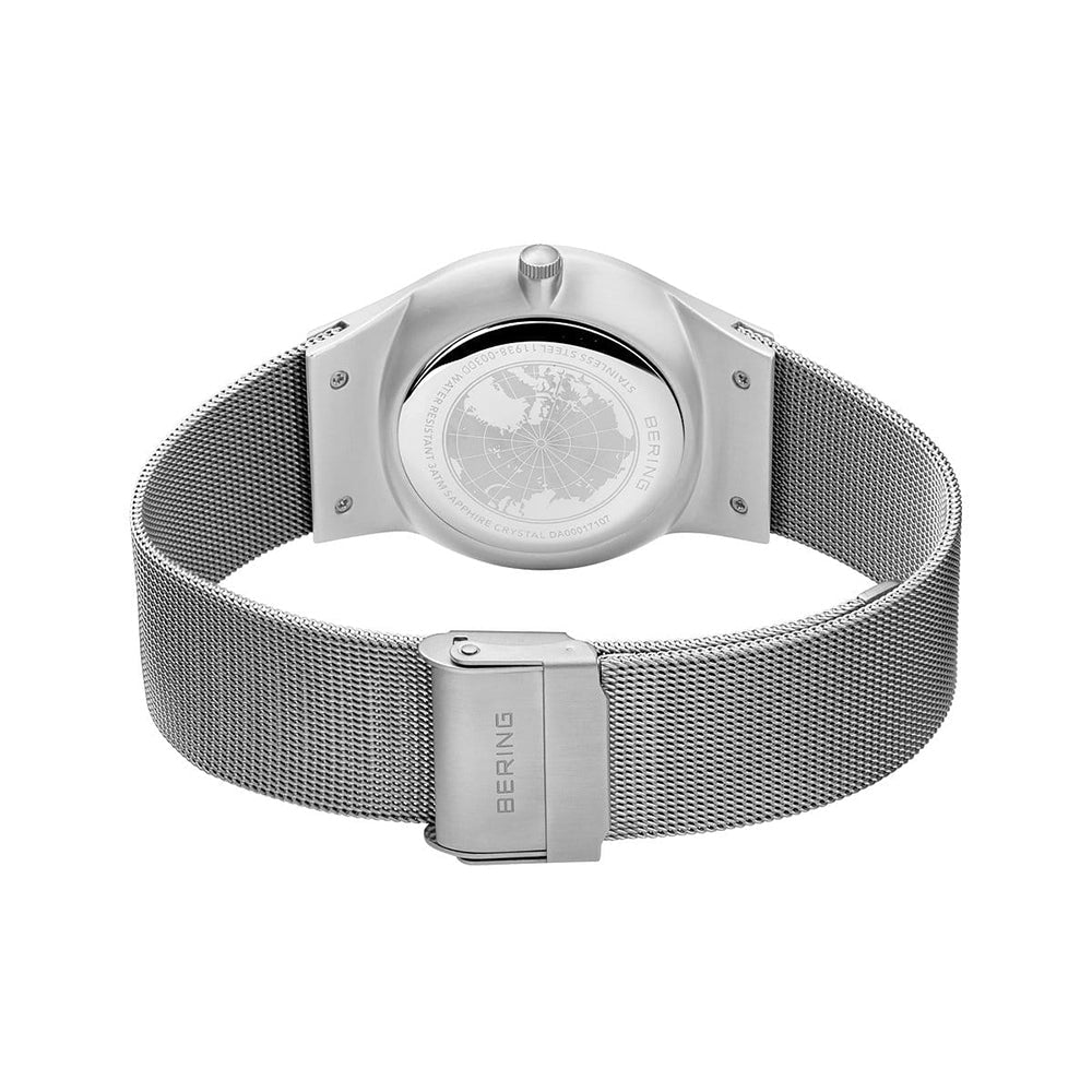Bering Day Date Classic | silber gebürstet | 11938-003DD