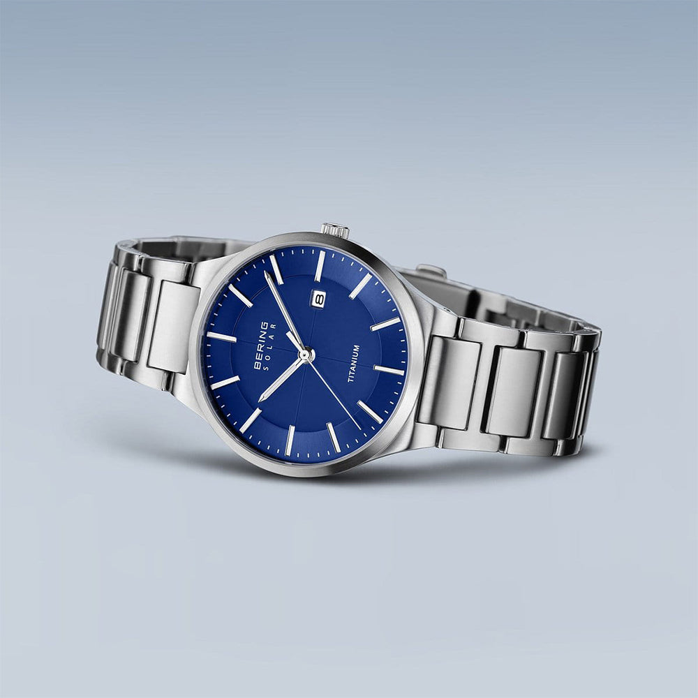 Bering Solar Titanium | silber gebürstet | 15239-777