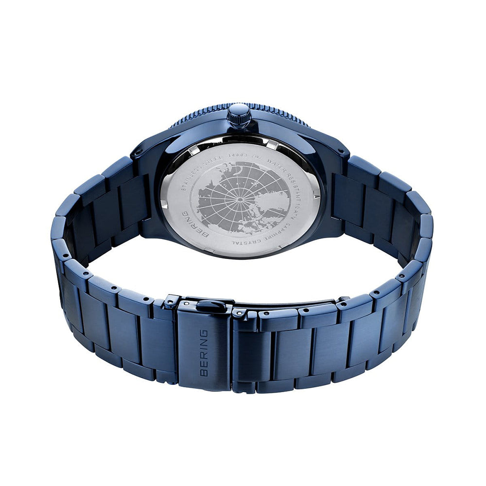 Bering Solar | blau poliert/gebürstet | 14443-797