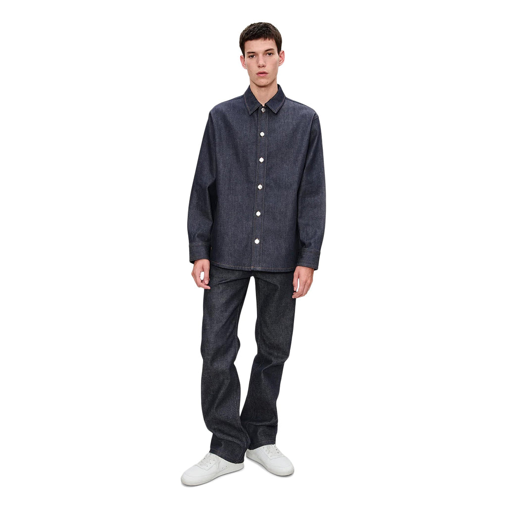 A.P.C. Japanese Denim Jacket (Dark Indigo)