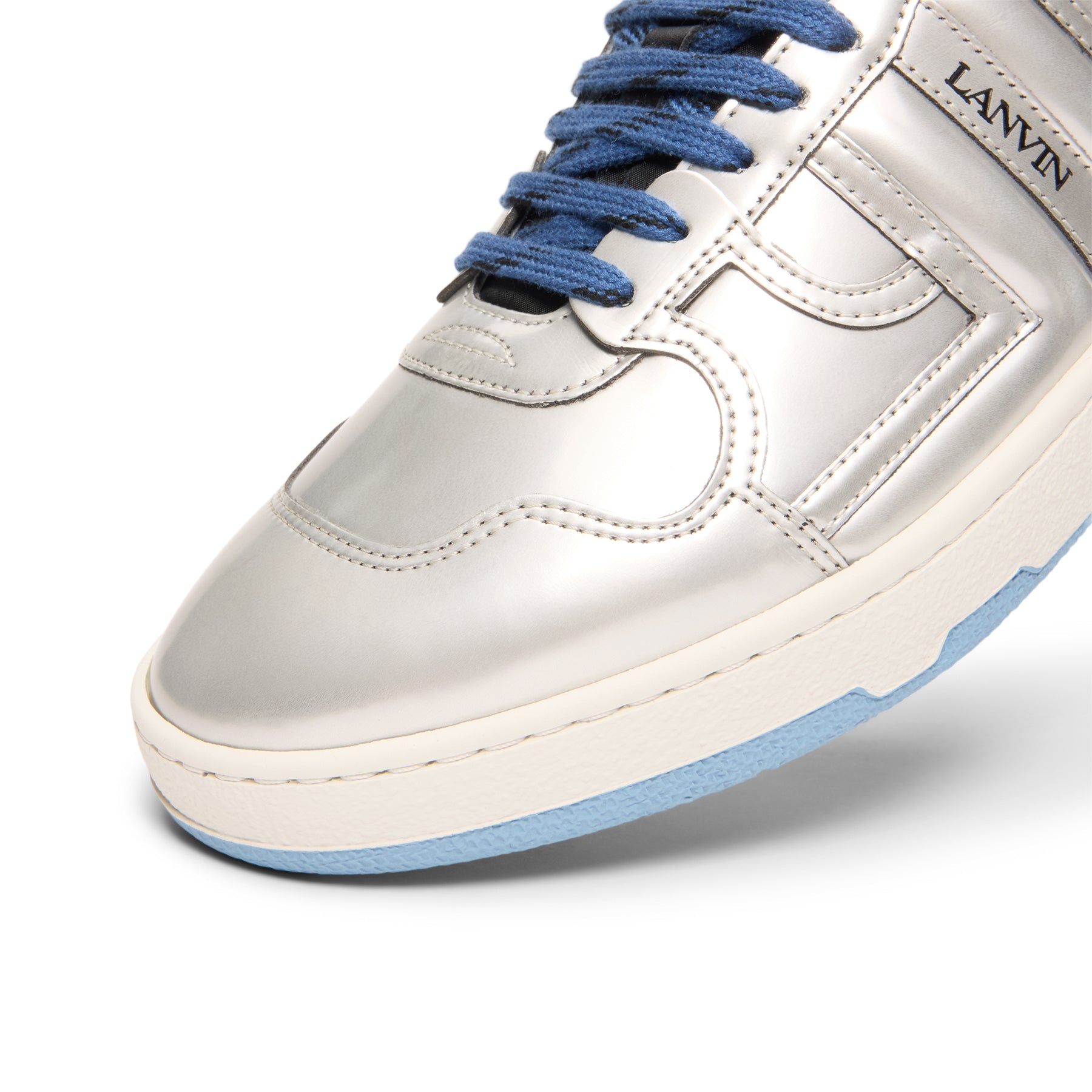 Lanvin Clay Mesh Sneakers (Silver)