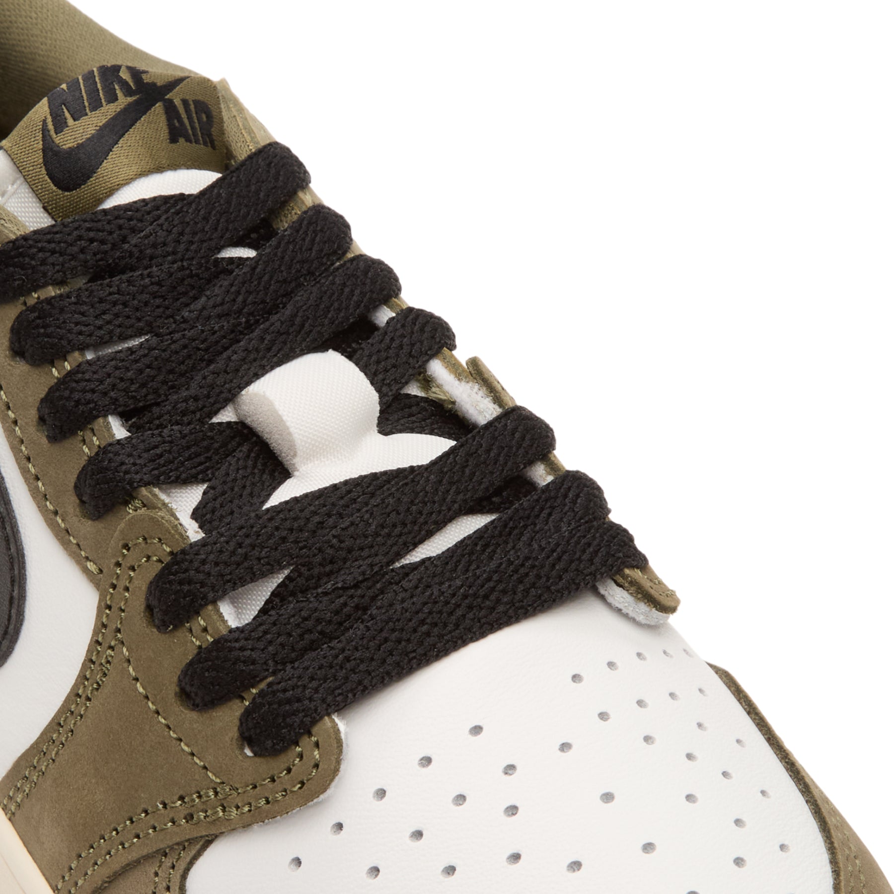 Air Jordan 1 Retro Low (Medium Olive/Black-Summit White-Sail)
