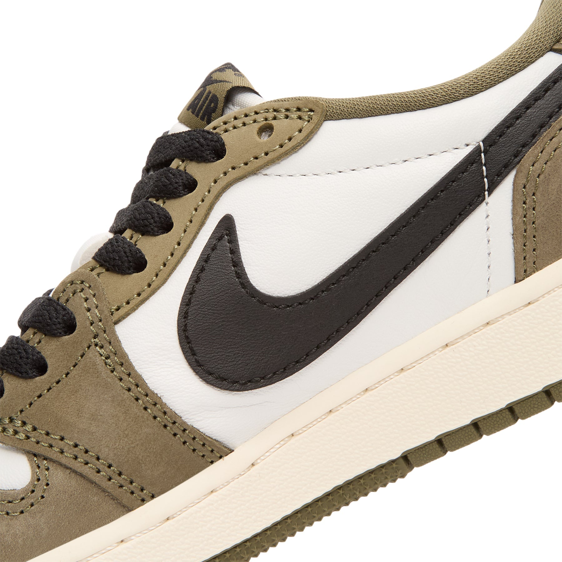 Air Jordan 1 Retro Low (Medium Olive/Black-Summit White-Sail)