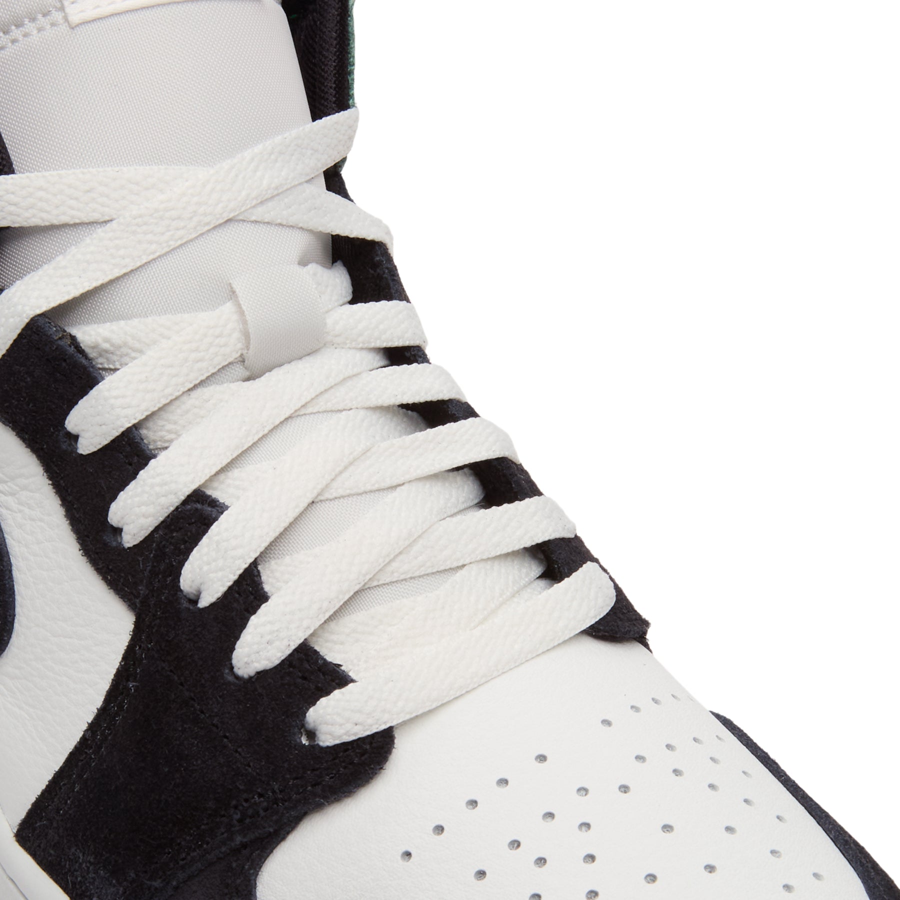 Air Jordan 1 Mid SE (Summit White/Black-Lucky Green)