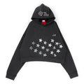 Air Jordan M J IH Crop Hoodie (Black/Ivory )