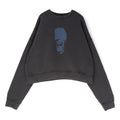 Air Jordan x IH Cropped Fleece Crew-Neck Sweatshirt (Black)