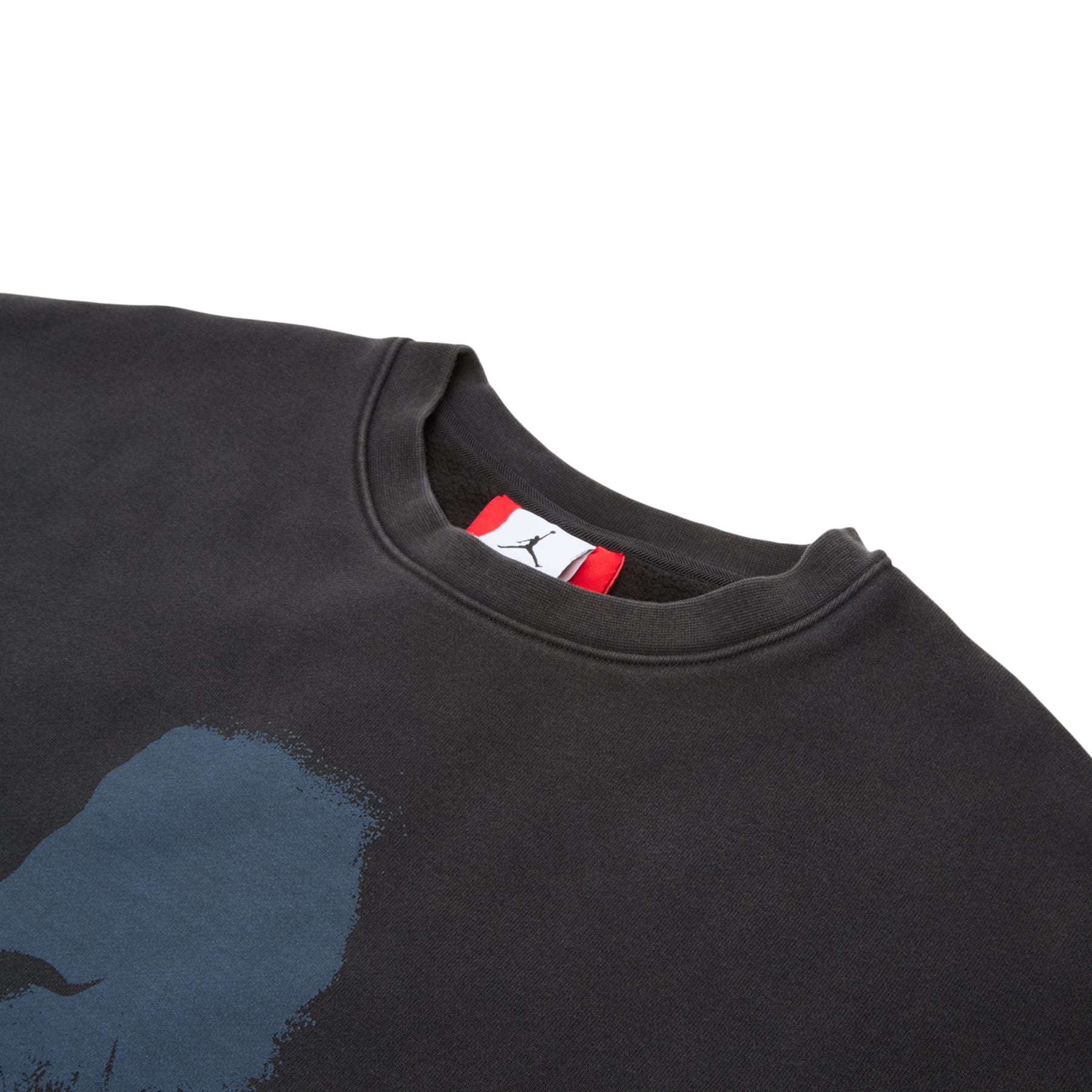 Air Jordan x IH Cropped Fleece Crew-Neck Sweatshirt (Black)