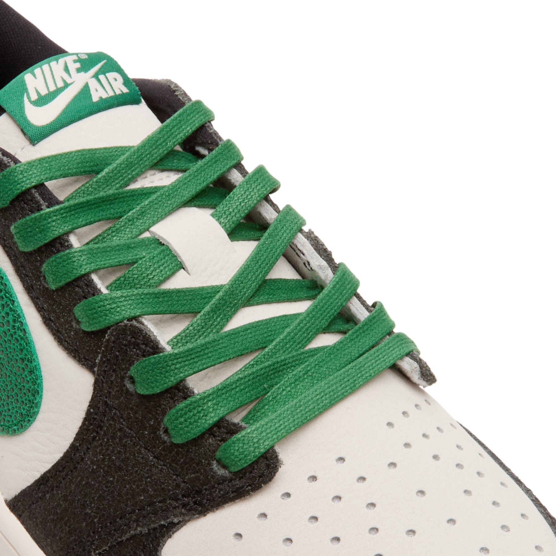 1 Retro Low OG GS "Phantom and Pine Green" (Phantom/Pine Green-Black)