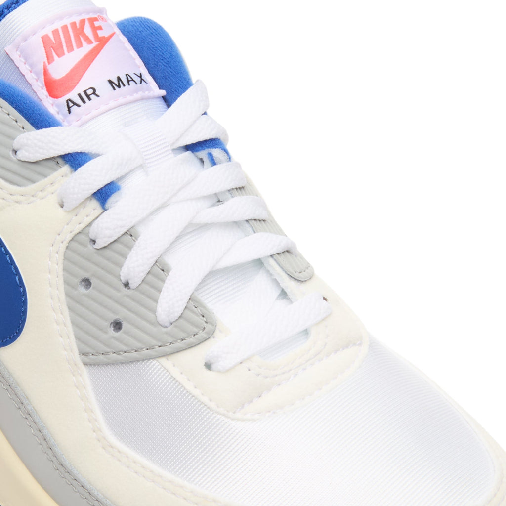 Nike Air Max 90 (Lt Base Grey/Sport Royal-Coconut Milk)