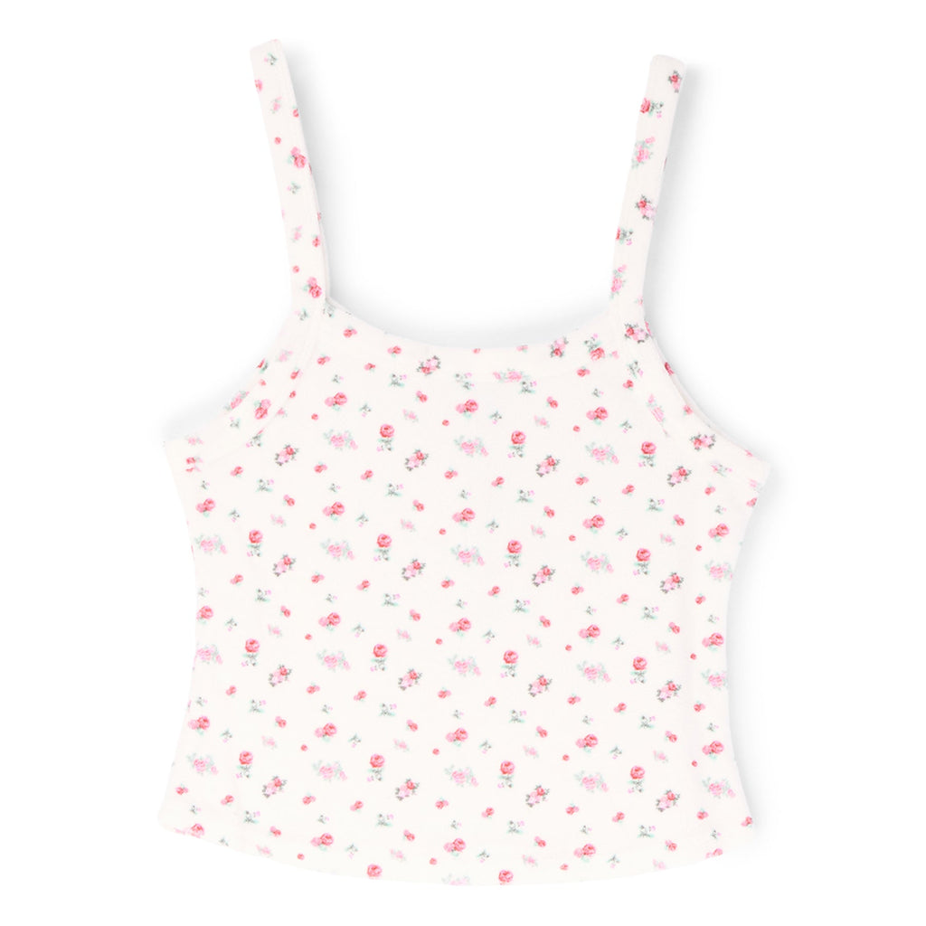 Danielle Guizio Dani Terry Tank (Ditsy floral)