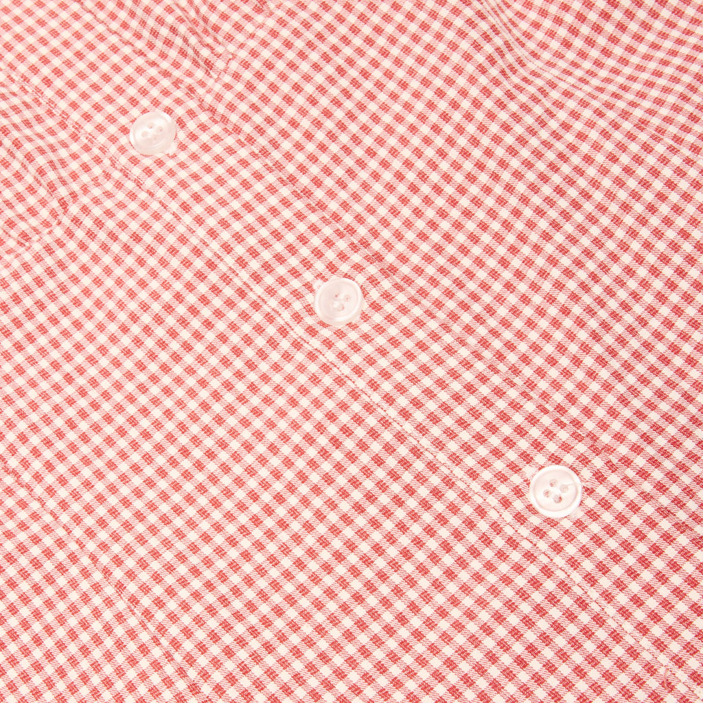 Danielle Guizio Liana Gingham Top (Red love)